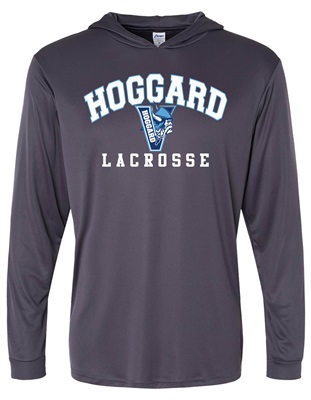 Hoggard Lacrosse Long Sleeve Hooded Charcoal Performance T- Orders due  Thursday, February 29, 2024
